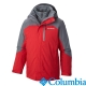 Columbia-兩件式防潑保暖連帽外套-男-紅-UWM10690RD product thumbnail 1