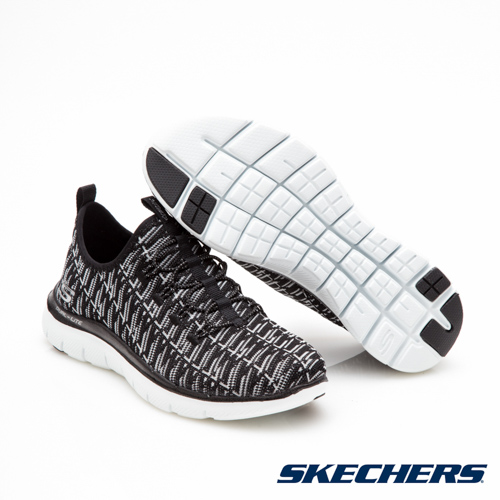 SKECHERS (女) 運動系列FLEX APPEAL 2.0- 12765BKW