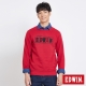 EDWIN 玩味立體LOGO模型長袖T恤-男-紅色 product thumbnail 1