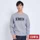 EDWIN 玩味立體LOGO模型長袖T恤-男-灰色 product thumbnail 1