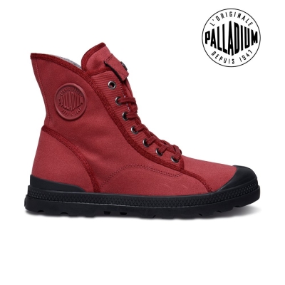 Palladium Pampa M67 Hi LP-女-酒紅