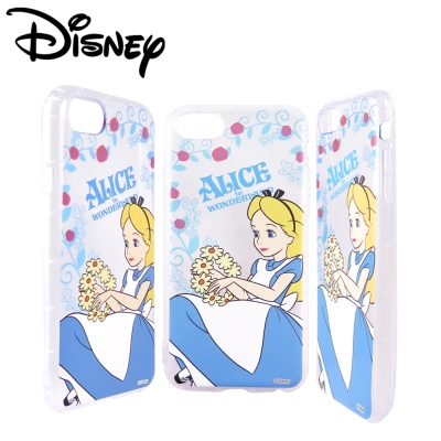 Disney迪士尼iPhone 6/6s/7(4.7吋)共用防摔氣墊空壓保護套_賞花愛麗絲