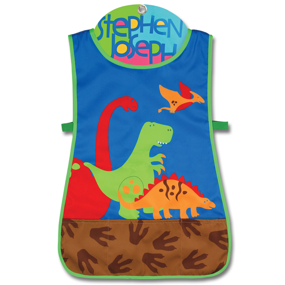 美國 Stephen Joseph 童趣造型防水圍裙 - 恐龍世界