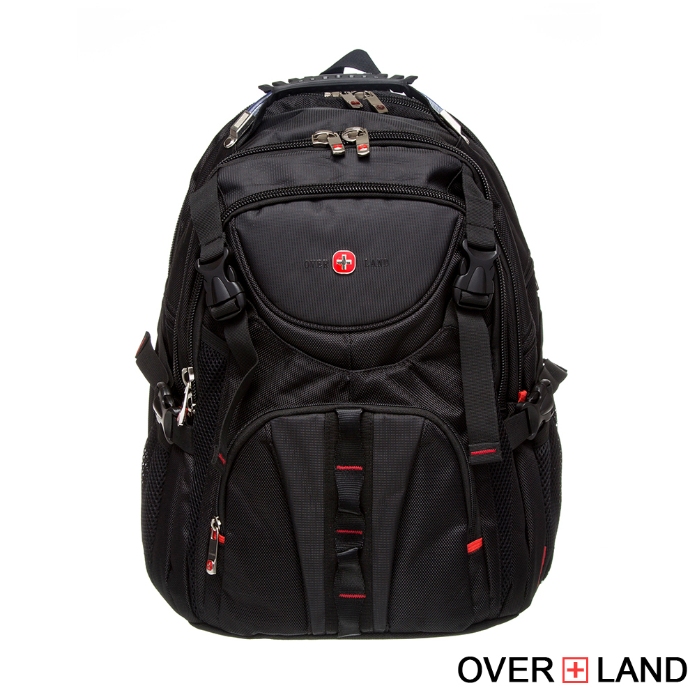 OVERLAND - 美式十字軍 - 率性雙拉鍊後背包 - 2572