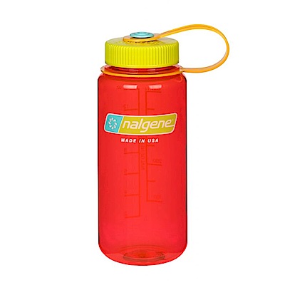 Nalgene 寬嘴水壼(500cc)-石榴