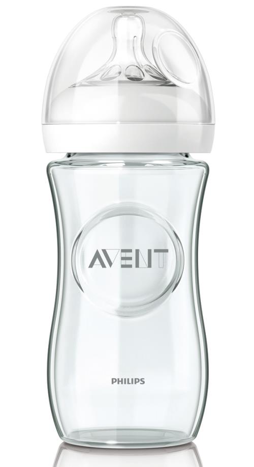 【PHILIPS AVENT】親乳感玻璃奶瓶240ml(單入)