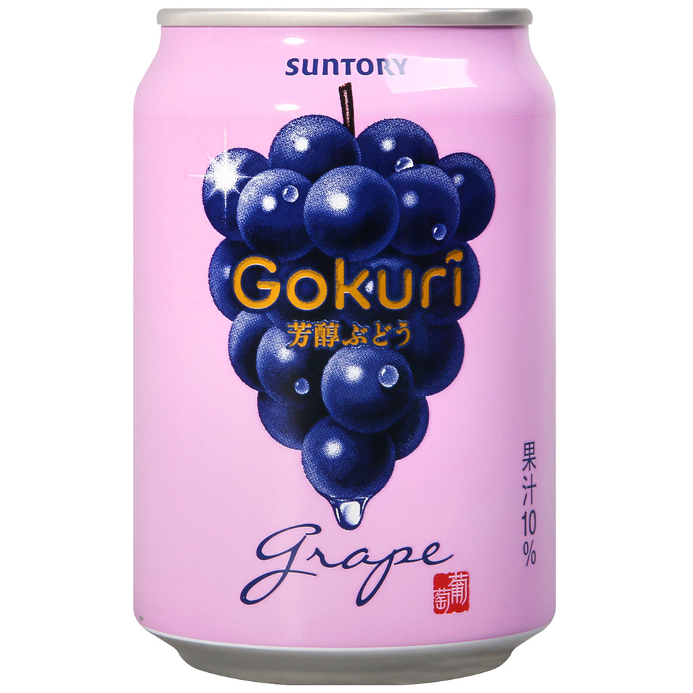 Suntory三得利 GOKURI果汁飲料-葡萄風味(290ml)