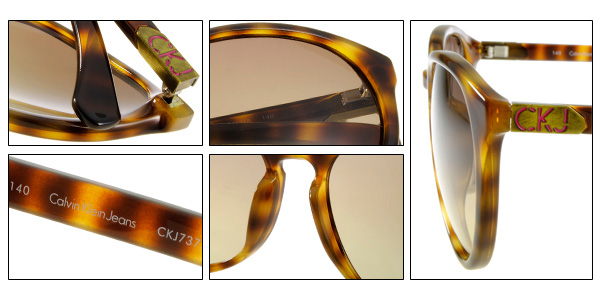 Calvin Klein太陽眼鏡 復古美學/琥珀#CKJ737S 202