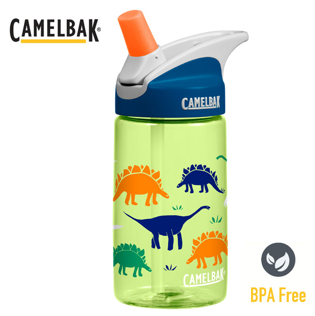 《CAMELBAK》兒童吸管運動水瓶 恐龍草原 400ml (CB1274310040)