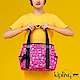 Kipling 手提包 Emoji 系列 迷戀桃紅拼接-中 product thumbnail 1