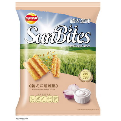 《SunBites》義式洋蔥輕酪-地中海多穀片(94g/包)