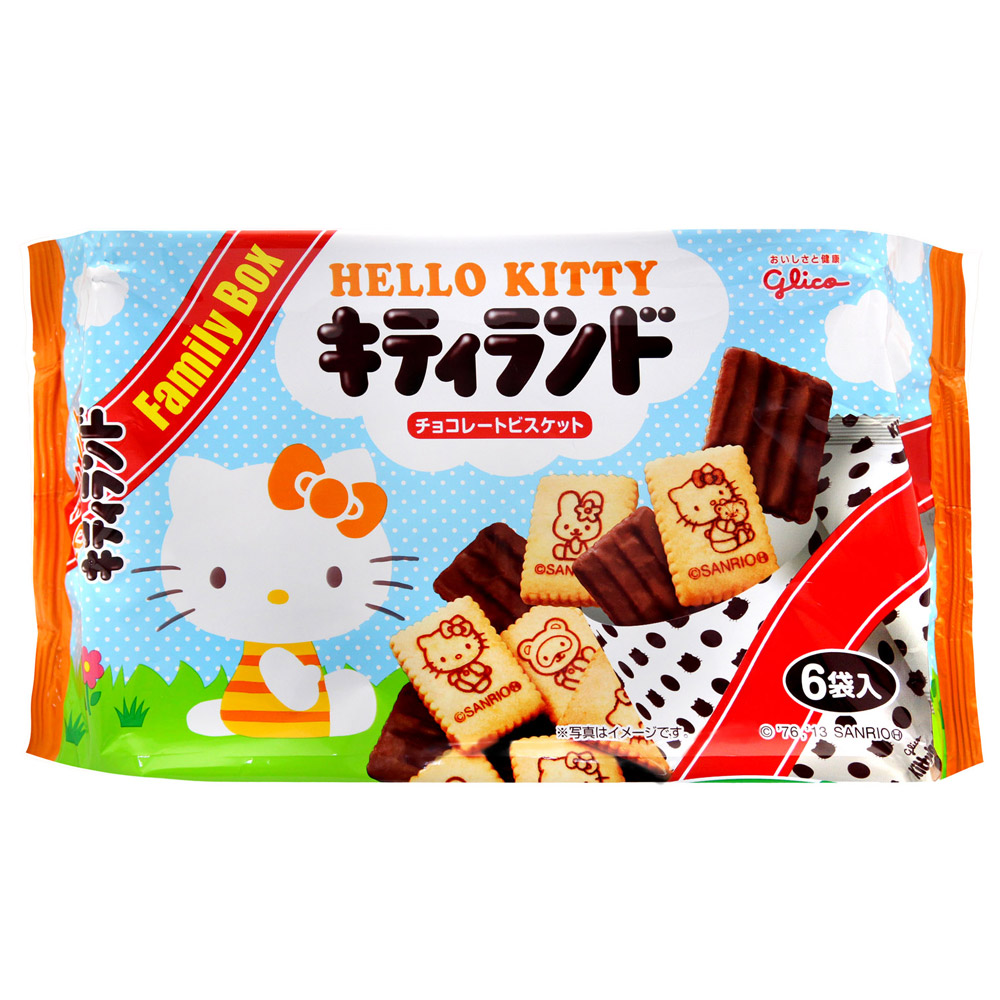Glico固力果 Kitty巧克力夾心餅(88.2g)