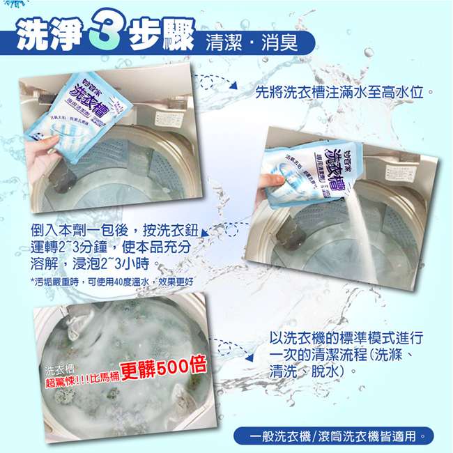 妙管家-洗衣槽專用清潔劑150g*4(12入/箱)
