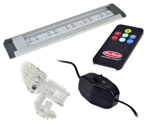 《水族先生》遙控式LED多色薄型省電節能造型夾燈(29cm)