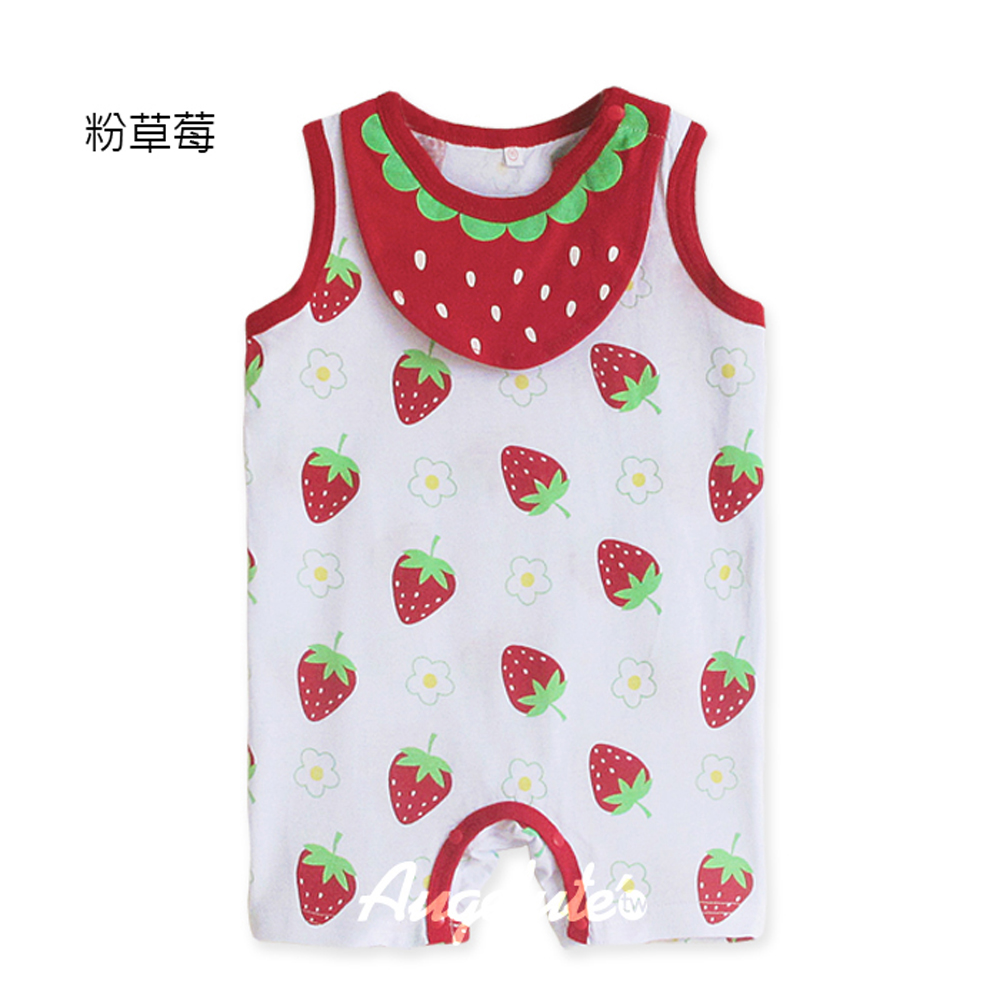 baby童衣 獨家卡通圍兜背心連身衣 31231 product image 1