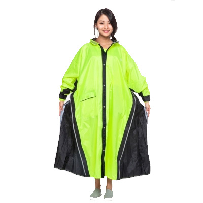Joahi W027 一件式 雙側開 連身雨衣(螢光黃)