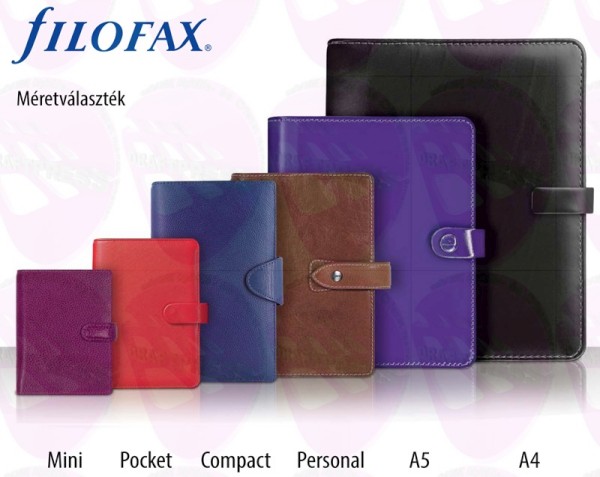 Filofax A4 ZIP Chameleon 紫紅多功能文件夾