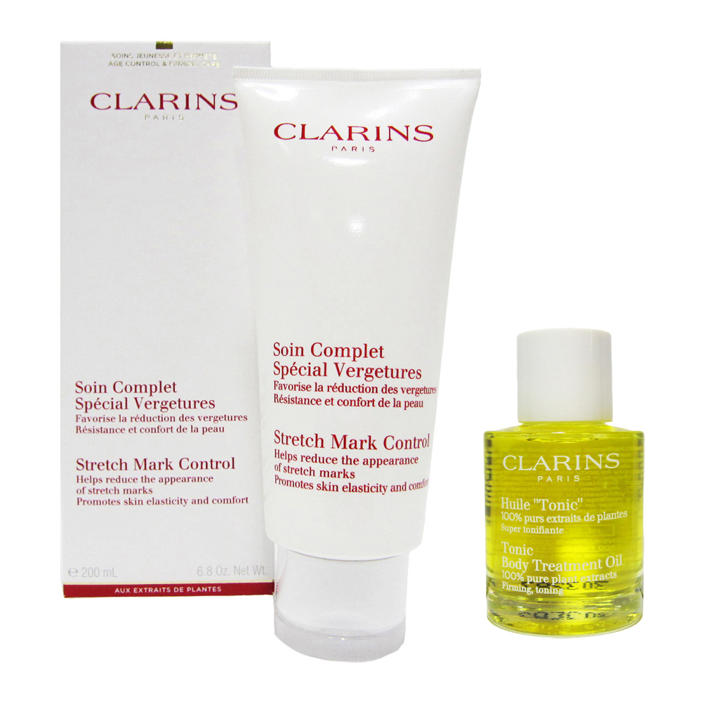 CLARINS克蘭詩 宛若新生除紋霜200ml+身體調和護理油30ml