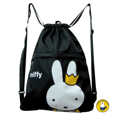 【Miffy 米飛】可調式束口後背袋(CROWN_MI-5616)