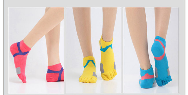 蒂巴蕾勁能十足無極限蹠骨防護平衡型五趾運動襪