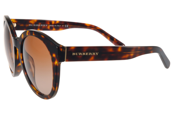 BURBERRY太陽眼鏡 復古圓框/琥珀棕#BU4231D 300213