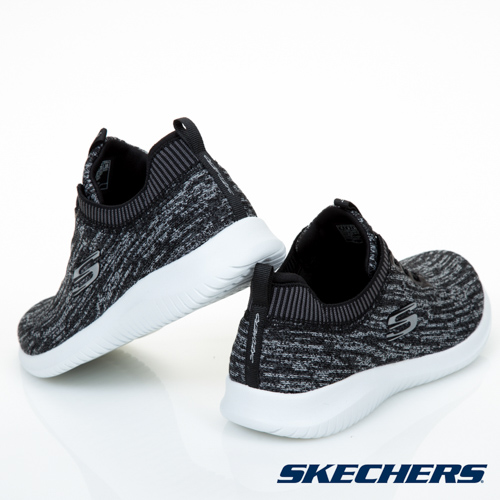 SKECHERS (女)運動系列 ULTRA FLEX-12831BKGY