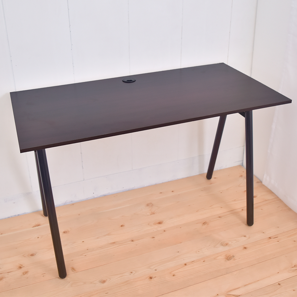 凱堡 桌子書桌 A字工作桌電腦桌胡木色 120x60x75cm