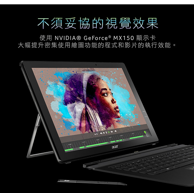 Acer SW713-51GNP-80B2 13.5吋 觸控筆電