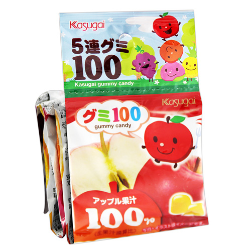 春日井 5連水果軟糖(115g)