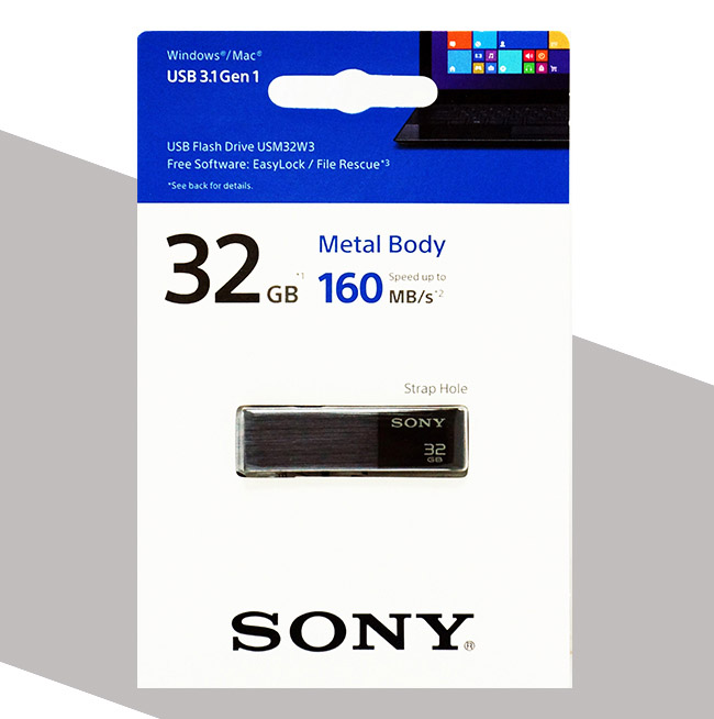 SONY USB3.1髮絲紋金屬碟 32GB