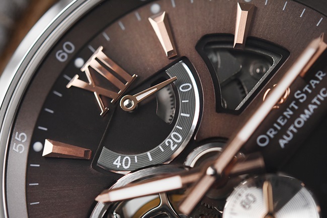 ORIENT STAR 東方之星 OPEN HEART系列 鏤空機械錶-咖啡色/41mm