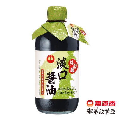 萬家香 純佳釀淡口醬油(450ml)