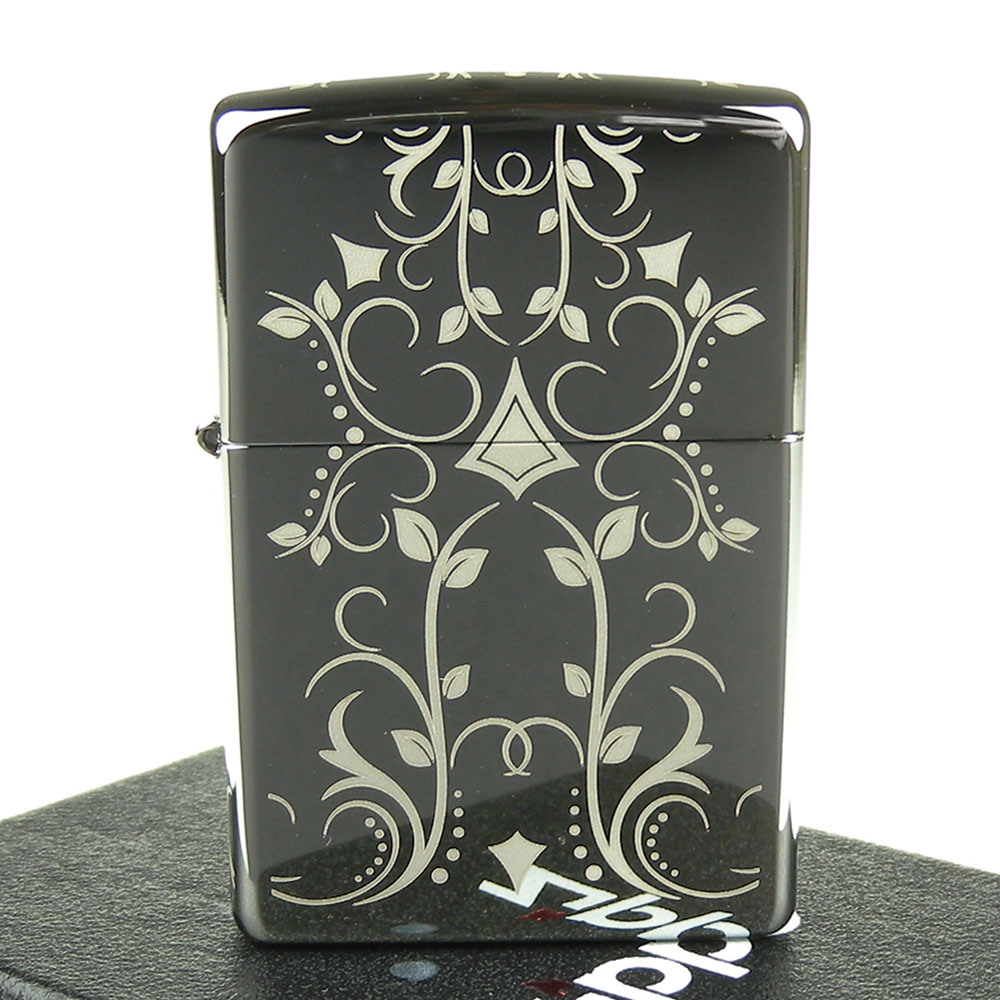 【ZIPPO】美系~Filigree Pattern-花紋圖案五面雷射雕刻加工打火機