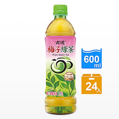 古道 梅子綠茶(600mlx24瓶)