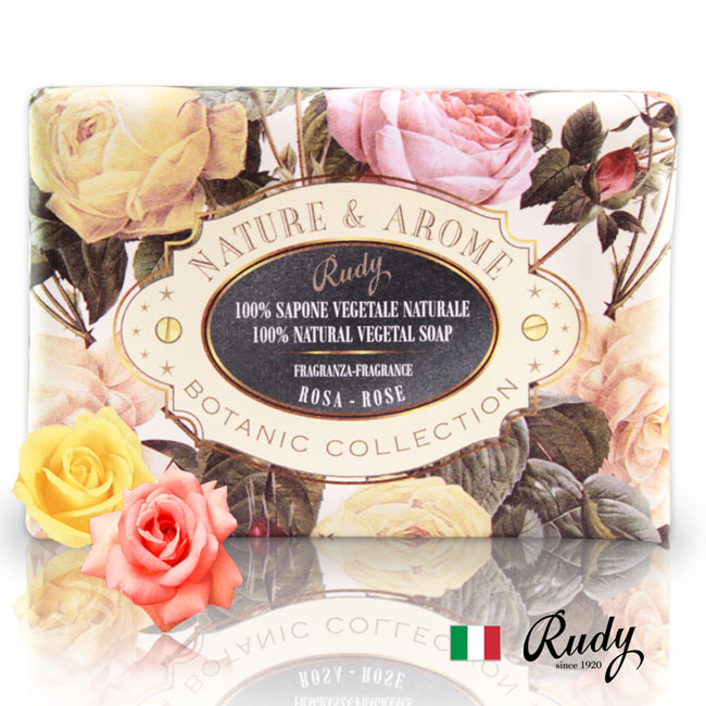 義大利Rudy米蘭古典玫瑰花保濕香皂150g