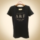 A&F 女裝 簡單呈現短T恤(深藍) product thumbnail 1