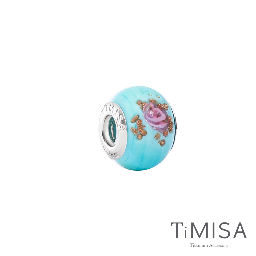 TiMISA《花漾(11mm)》純鈦琉璃 墜飾串珠