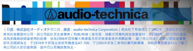 鐵三角 ATH-M20x 高音質錄音室用專業型監聽耳機