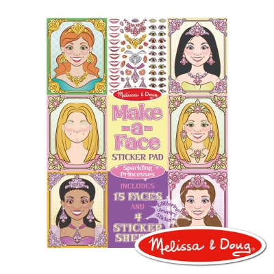 美國瑪莉莎 Melissa & Doug 貼紙收藏簿 - 妝扮閃亮公主