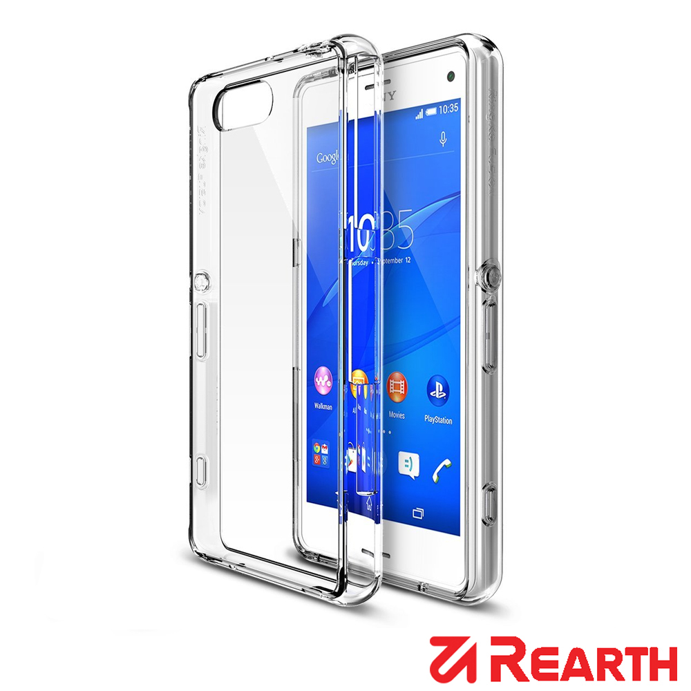 Rearth Sony Z3 Compact 透明保護殼(附保護貼)