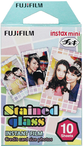 [快] FUJIFILM instax mini 拍立得底片(彩色玻璃)