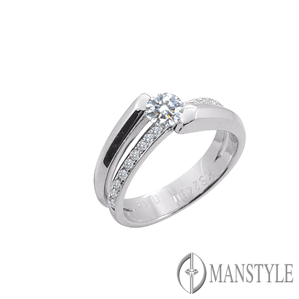 MANSTYLE「迷魂計」0.30ct 八心八箭鑽戒