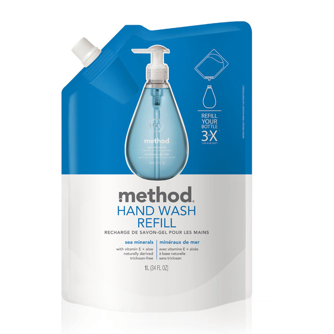 Method 美則 海藍礦物天然洗手乳(補充包) 1000ml