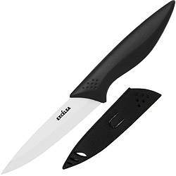 《EXCELSA》刀套+陶瓷蔬果刀(10cm) | 切刀 小三德刀