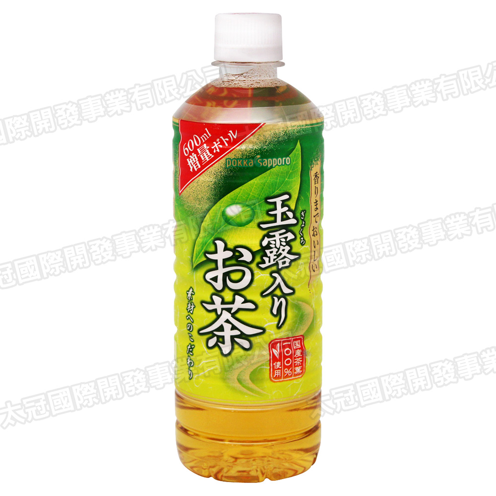 Pokka 玉露綠茶飲料(600mlx3瓶)