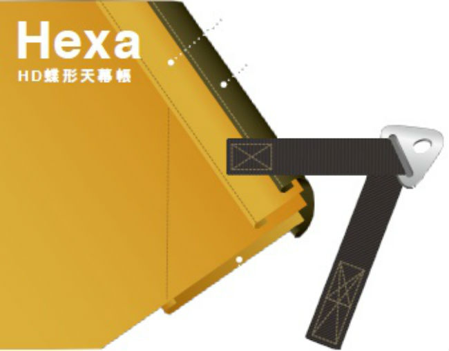SNOW PEAK TP-862 HEXA 蝶形天幕帳L號 基本組 灰色