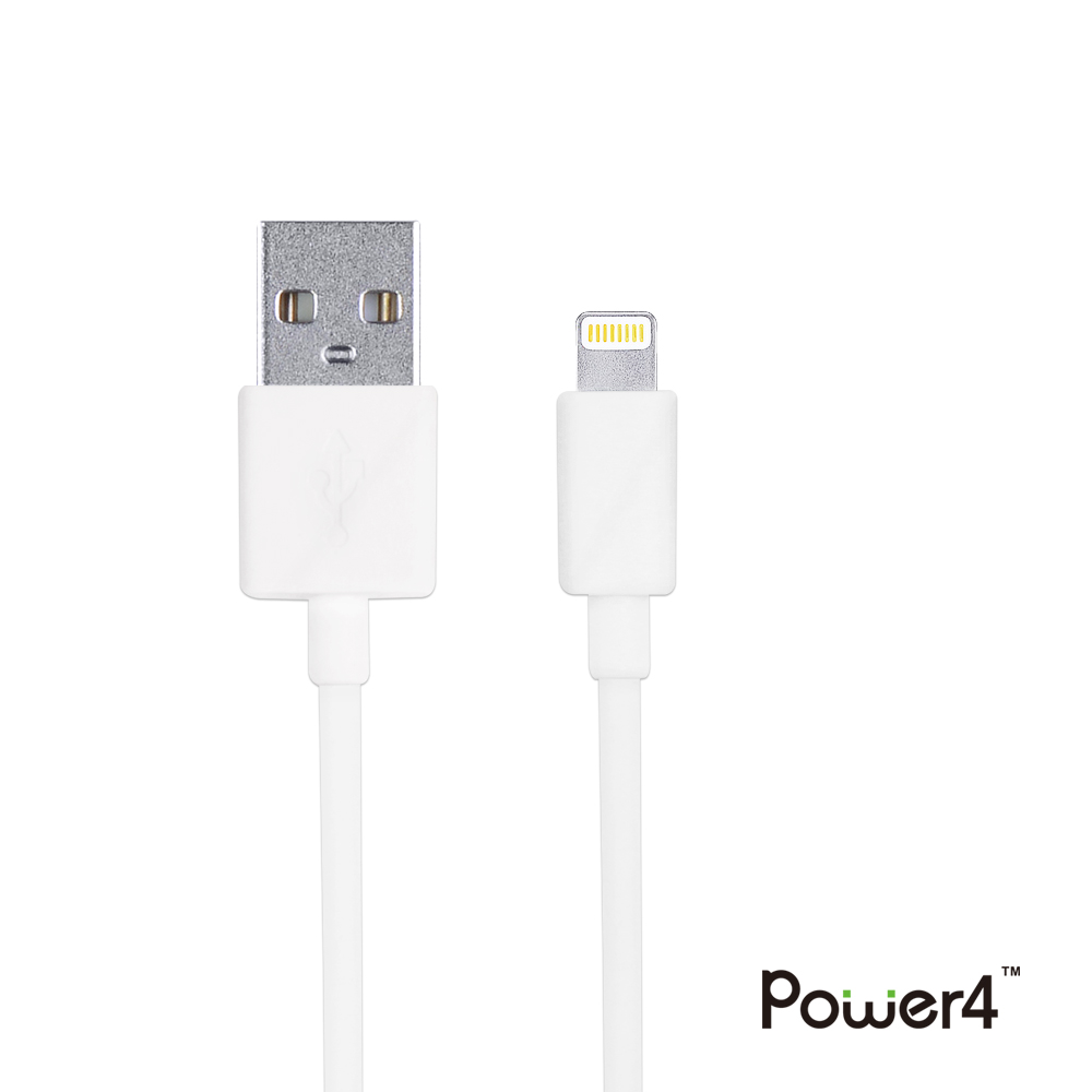 Power4 WPL023 Apple 1米傳輸白充電線