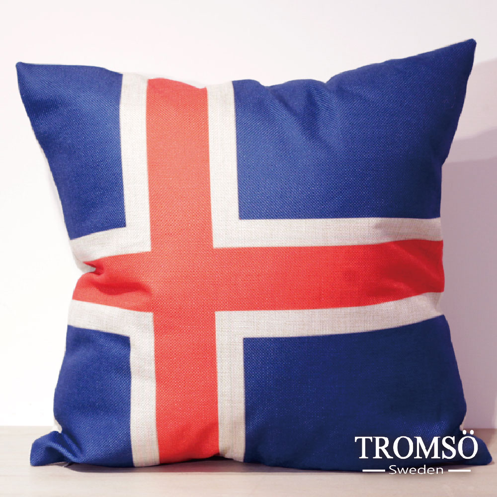TROMSO-品味英倫棉麻抱枕-簡意英國
