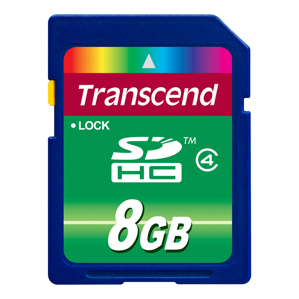 Transcend 創見 8GB Class4 SDHC 記憶卡(無轉卡)