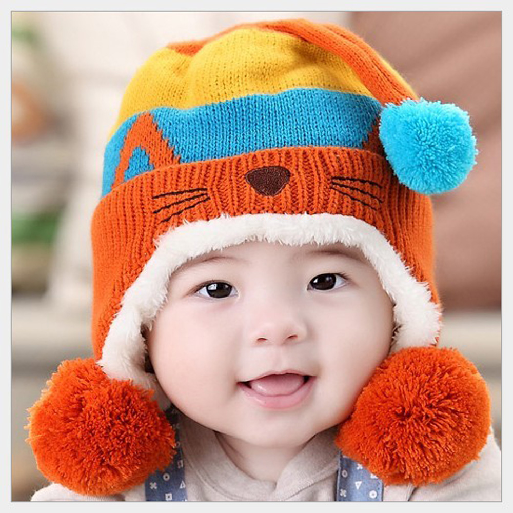 韓版可愛小貓造型護耳保暖帽